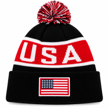 Load image into Gallery viewer, DAG Gear USA knit Beanie with Pom