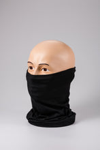 Load image into Gallery viewer, UV Face Shield Neck Gaiter Black