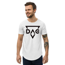 Load image into Gallery viewer, DAG Gear Big Logo Men's Curved Hem T-Shirt