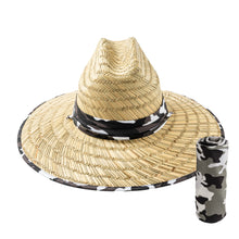 Load image into Gallery viewer, DAG Gear Straw Hat with UV Sun Face Shield