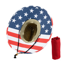 Load image into Gallery viewer, DAG Gear Straw Hat with UV Sun Face Shield