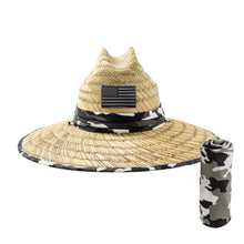 Load image into Gallery viewer, DAG Gear Straw Hat with UV Sun Face Shield