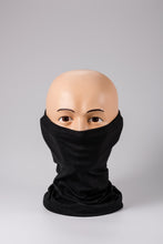 Load image into Gallery viewer, UV Face Shield Neck Gaiter Black

