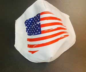 USA Flag Face Masks - 2 Pack