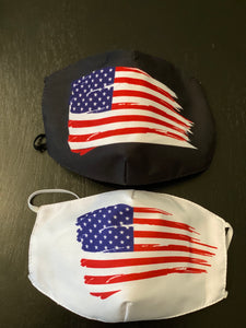 USA Flag Face Masks - 2 Pack