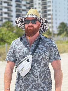 DAG Gear Straw Hat with UV Sun Face Shield