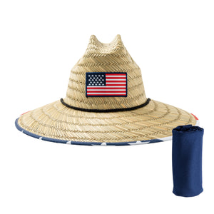 DAG Gear Straw Hat with UV Sun Face Shield