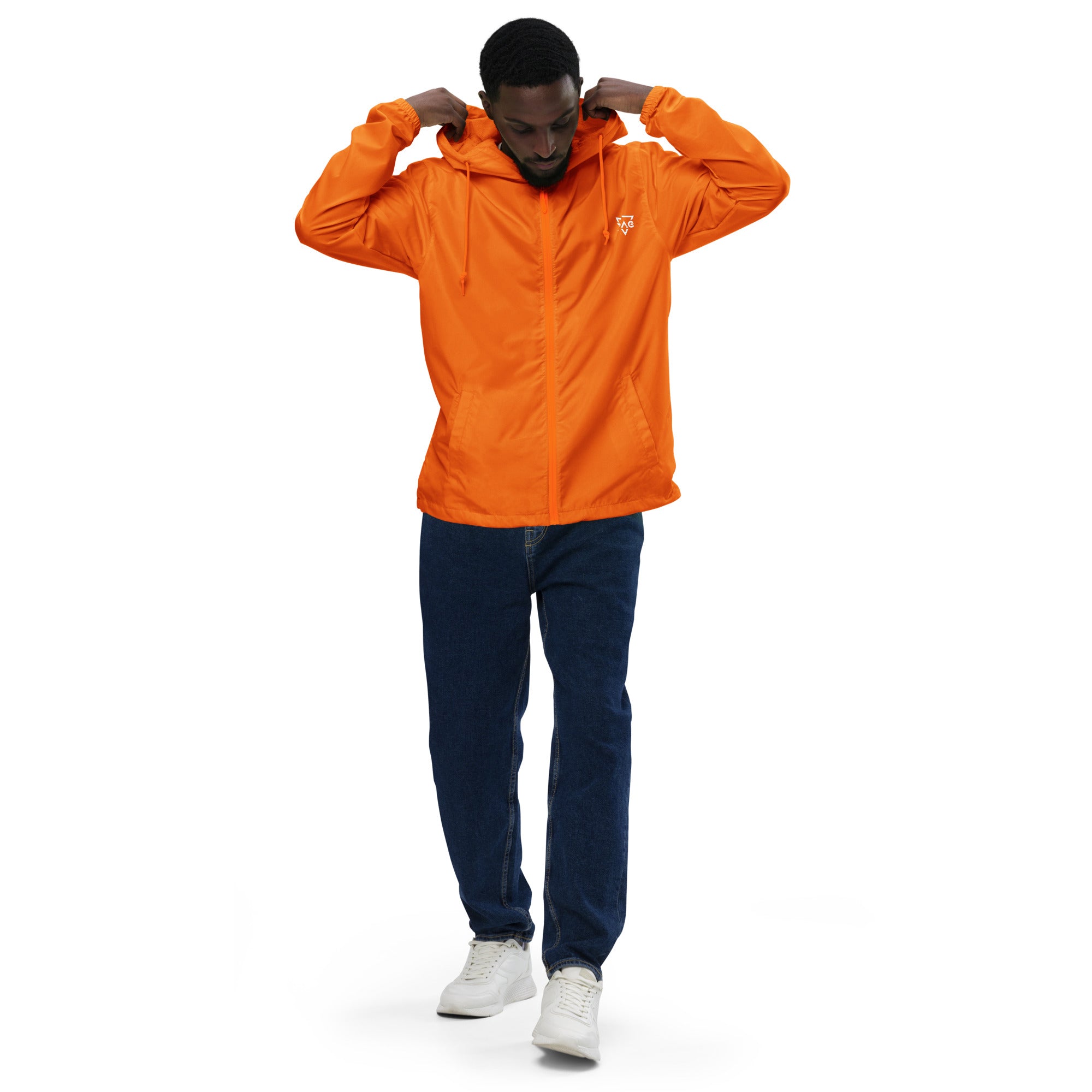 ☆NERDY☆ Conceal Zipper Windbreaker Light Orange Amazon.com: VOSERY Orange Lightweight Jacket for Men